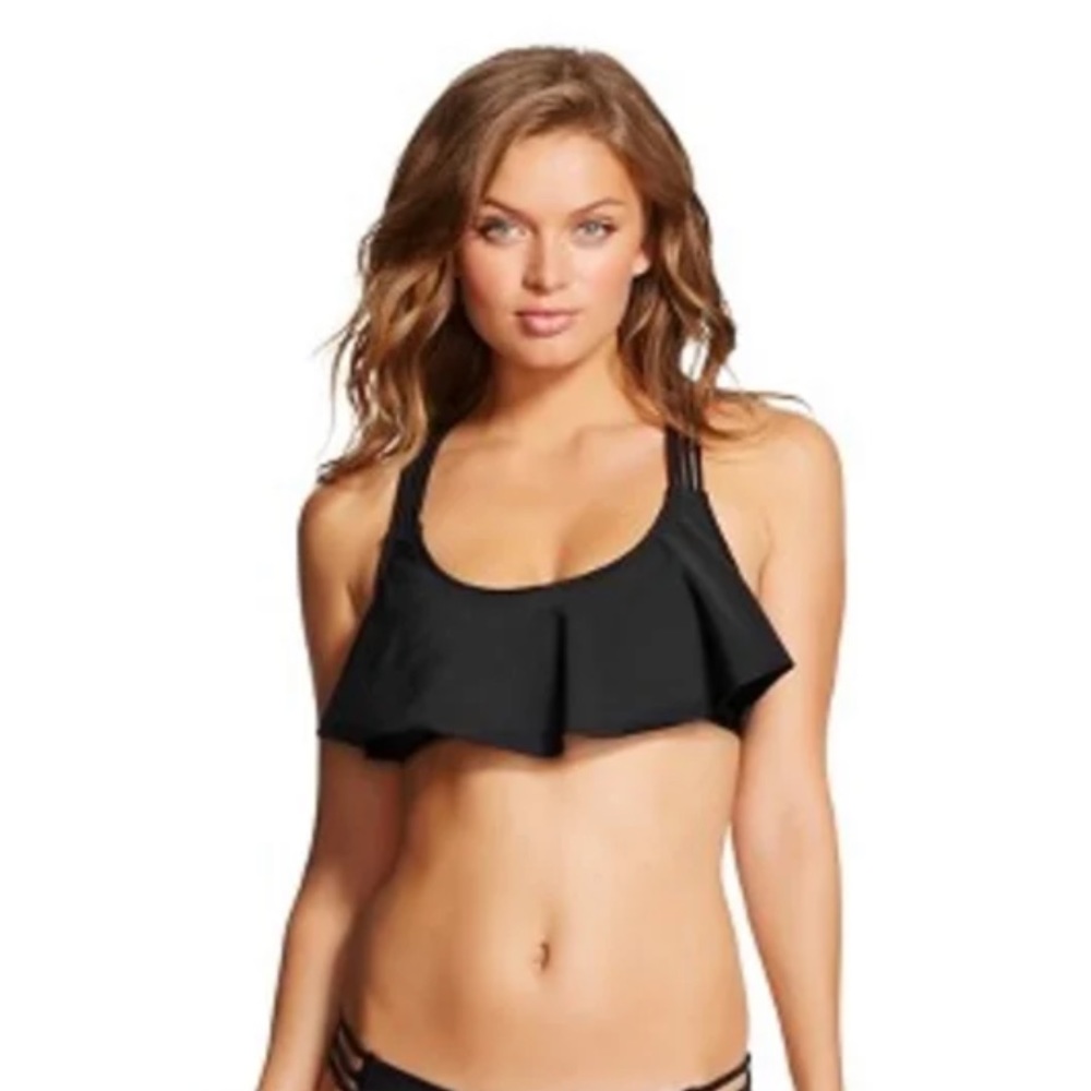 Black bikini top